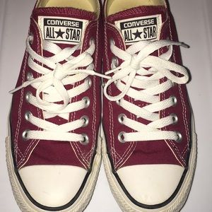 Burgundy Converse
